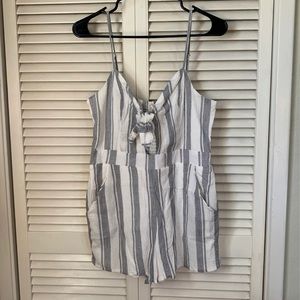 Striped romper